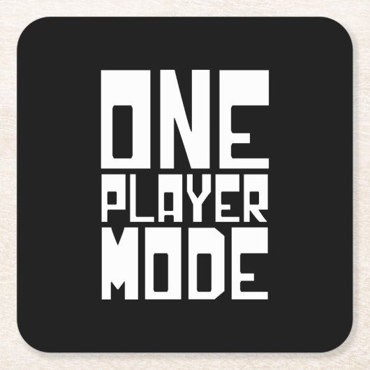 EIN SPIELMODUS RECHTECKIGER PAPPUNTERSETZER (Vorderseite)