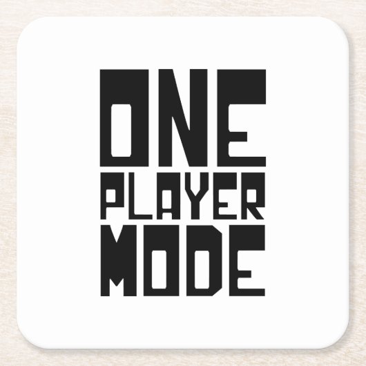 EIN SPIELMODUS RECHTECKIGER PAPPUNTERSETZER (Vorderseite)