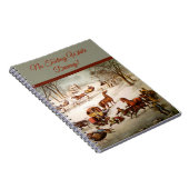 Ein Spill Out auf dem Schneemobil Notizblock (Rechte Seite)