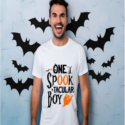 Ein Spook Tacular Boy Retro Halloween Villen T-Shirt