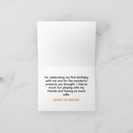 Ein Spooker Typ Halloween Dankeskarte (Innenseite)