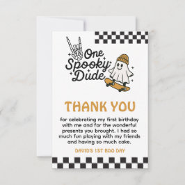 Ein Spooker Typ Halloween Dankeskarte