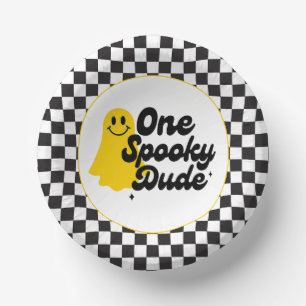 Ein Spooker Typ Halloween erster Geburtstag Pappteller