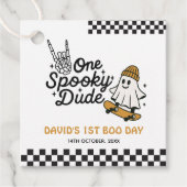 Ein Spooker Typ Halloween Geschenkanhänger (Vorderseite)