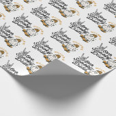 Ein Spooker Typ Halloween Geschenkpapier (Ecke)
