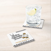 Ein Spooker Typ Halloween Rechteckiger Pappuntersetzer (Vor Ort)