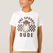 Ein Spooker Typ Niedlicher Western Cowboy Boo Hall T-Shirt (Vorderseite)