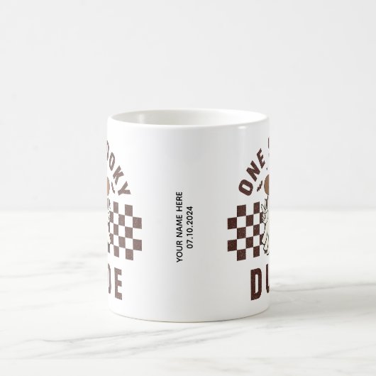 Ein Spooker Typ Western Cowboy Birthday Boo Ghost Kaffeetasse (Mittel)