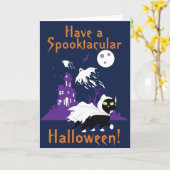Ein Spooktacular Halloween Karte (Gelbe Blume)