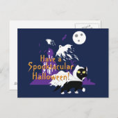 Ein Spooktacular Halloween Postkarte (Vorne/Hinten)