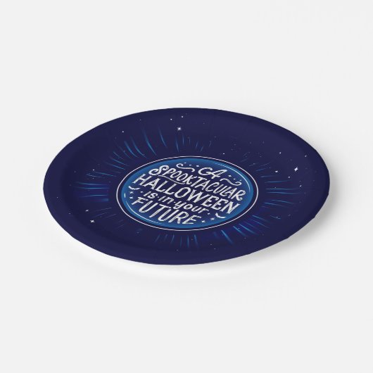 Ein Spooktacular-Halloween-Teller Pappteller (Schrägansicht)