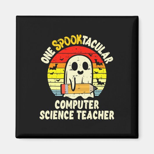 Ein spooktacularer Informatiklehrer Halloween Magnet (Vorne)