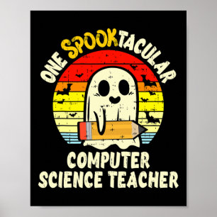 Ein spooktakulärer Informatiklehrer Halloween Poster