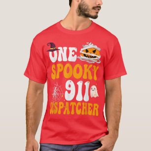 Ein Spooky 911 Pumpkin Boos Halloween T-Shirt