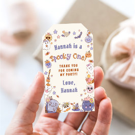 Ein Spooky Babe Niedlich Halloween Ghost 1. Geburt Geschenkanhänger