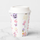 Ein Spooky Babe Niedlich Halloween Ghost 1. Geburt Pappbecher (Links)