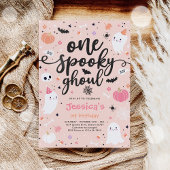 Ein Spooky Ghoul Niedlich Halloween Ghost 1. Gebur Einladung