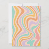 Ein Spooky Girl Retro Halloween erster Geburtstag Einladung (Rückseite)