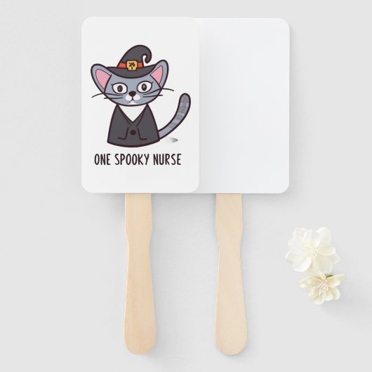 Ein Spooky-Kinderkrippe - Felinische Festlichkeite Fächer (Vorne und Hinten)