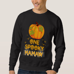 Ein Spooky Mamaw Funny Family Halloween Sweatshirt