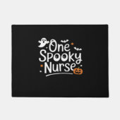 Ein Spooky Nurse Funny Ghost Nurse Halloween Essen Fußmatte (Vorderseite)
