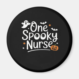 Ein Spooky Nurse Funny Ghost Nurse Halloween Essen Magnet