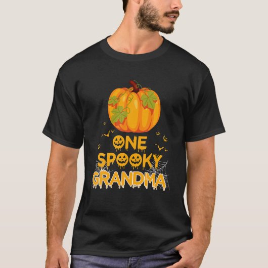 Ein Spooky Oma Funny Familie Halloween Match T-Shirt (Vorderseite)