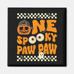 Ein Spooky Paw Paw Erste Geburtstags Halloween Jac Magnet