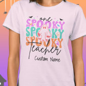 Ein Spooky Teacher individualisierbares Hemd T-Shirt
