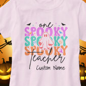 Ein Spooky Teacher individualisierbares Hemd T-Shirt