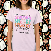 Ein Spooky Teacher individualisierbares Hemd T-Shirt