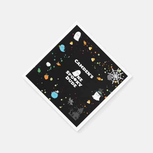 Ein Spooky-Typ Papier Napkins Serviette (Ecke)