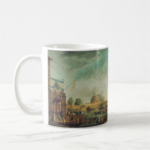 Ein sportlicher Wettkampf auf dem Tiber von Joseph Kaffeetasse