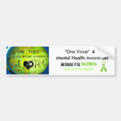 "Ein Sprach… Autoaufkleber (Vorne)