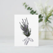 Ein Sprig Heather aus Schottland Postkarte (Stehend Vorderseite)