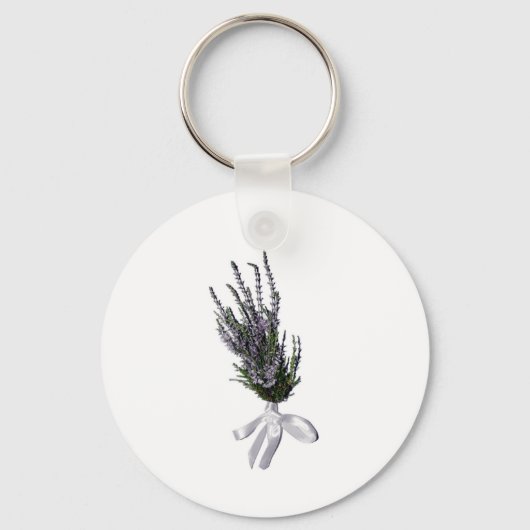 Ein Sprig Heather aus Schottland Schlüsselanhänger (Vorderseite)