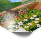 Ein Spring Stream-Foto Fotodruck (Ecke)