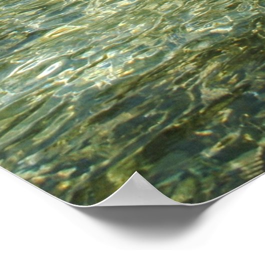 Ein Springbrunnen in Jerewan Poster (Ecke)