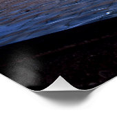 Ein Springbrunnen Trafalgar Square London Poster (Ecke)