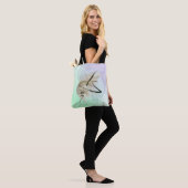 Ein Sprinkle Gold Print Tasche Schultertasche (Am Model)
