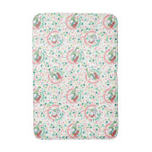 Ein Sprinkle Weihnachts-Cheer-Muster Badematte (Vorderseite Vertikal)