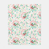 Ein Sprinkle Weihnachts-Cheer-Muster Fleecedecke (Vorderseite)