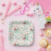 Ein Sprinkle Weihnachts-Cheer-Muster Pappteller (Party)