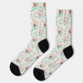 Ein Sprinkle Weihnachts-Cheer-Muster Socken (Linkes Detail)