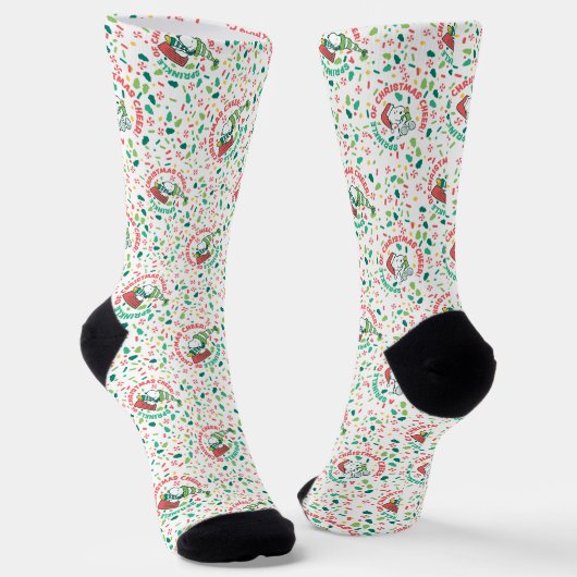 Ein Sprinkle Weihnachts-Cheer-Muster Socken (Gewinkelt)