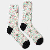 Ein Sprinkle Weihnachts-Cheer-Muster Socken (Rechts)