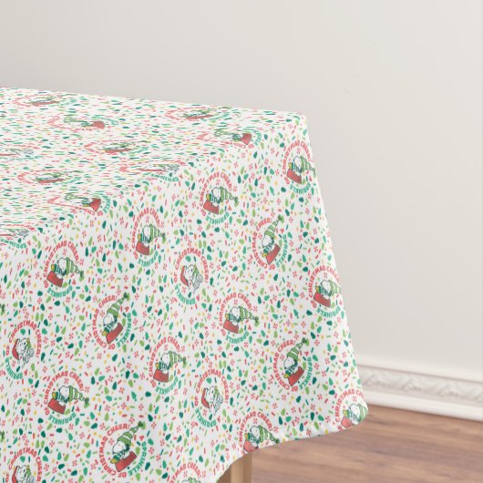 Ein Sprinkle Weihnachts-Cheer-Muster Tischdecke (Beispiel)
