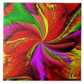 Ein Spritzen der Farbe Fliese (Vorderseite)