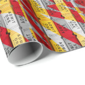 Ein Spritzen der Karten Geschenkpapier (Rolleneckpunkt)