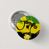 Ein Spritzen von Jamaika! Kleines Knopf-Button Button (Vorne & Hinten)